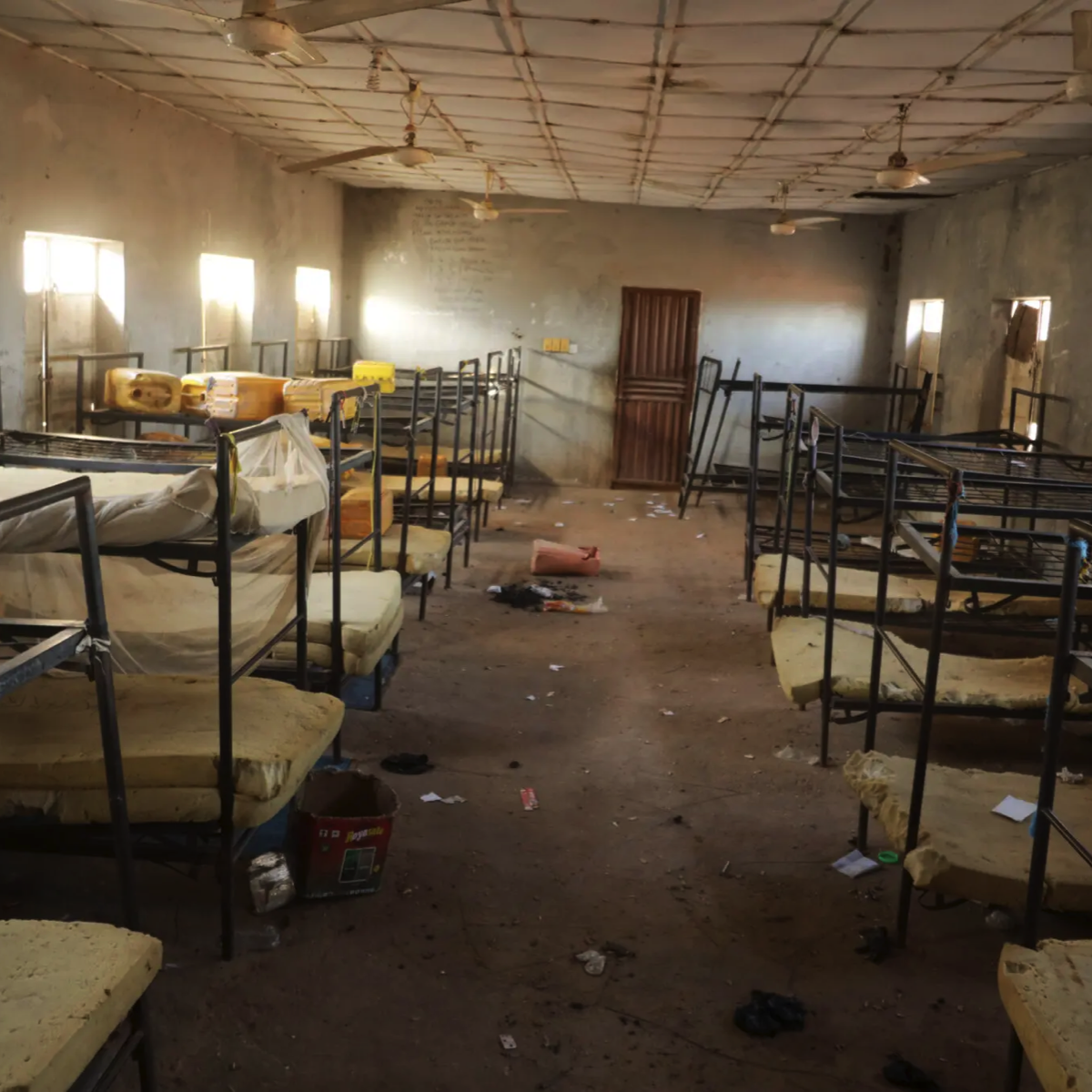 The dormitories where gunmen kidnapped schoolchildren in Kebbi, Nigeria. Credit...Deeni Jibo/Associated Press 
